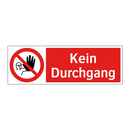 Kein Durchgang