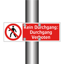 Kein Durchgang: Durchgang Verboten