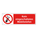 Kein eingeschaltetes Mobiltelefon