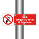 Kein eingeschaltetes Mobiltelefon
