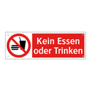 Kein Essen oder Trinken