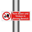 Kein Essen und Trinken in diesem Bereich