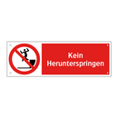 Kein Herunterspringen
