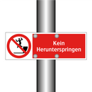 Kein Herunterspringen