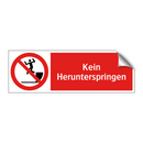 Kein Herunterspringen