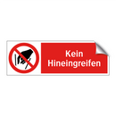 Kein Hineingreifen