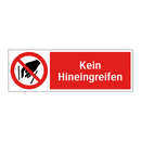 Kein Hineingreifen