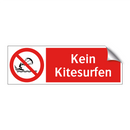 Kein Kitesurfen