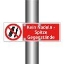 Kein Nadeln - Spitze Gegenstände