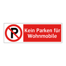 Kein Parken für Wohnmobile