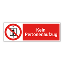 Kein Personenaufzug
