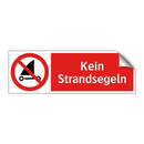 Kein Strandsegeln