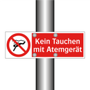 Kein Tauchen mit Atemgerät