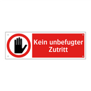 Kein unbefugter Zutritt