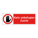 Kein unbefugter Zutritt