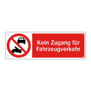 Kein Zugang für Fahrzeugverkehr
