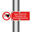 Kein Zutritt für Personen mit Herzschrittmacher