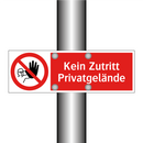 Kein Zutritt Privatgelände
