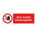 Kein Zutritt! Einsturzgefahr