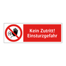 Kein Zutritt! Einsturzgefahr