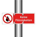 Keine Flüssigkeiten