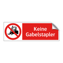 Keine Gabelstapler