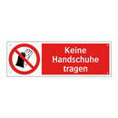 Keine Handschuhe tragen