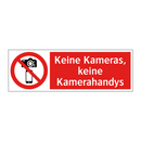 Keine Kameras, keine Kamerahandys