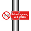 Keine Lagerung von Waren
