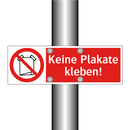 Keine Plakate kleben!
