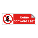 Keine schwere Last