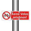 Keine Velos anlehnen!