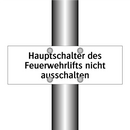 Hauptschalter des Feuerwehrlifts nicht ausschalten