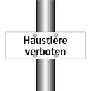 Haustiere verboten