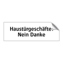 Haustürgeschäfte: Nein Danke