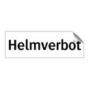 Helmverbot