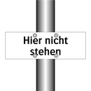 Hier nicht stehen