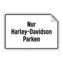 Nur Harley-Davidson Parken