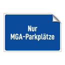 Nur MGA-Parkplätze