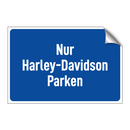 Nur Harley-Davidson Parken