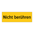 Nicht berühren
