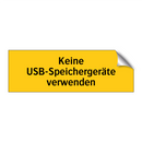 Keine USB-Speichergeräte verwenden