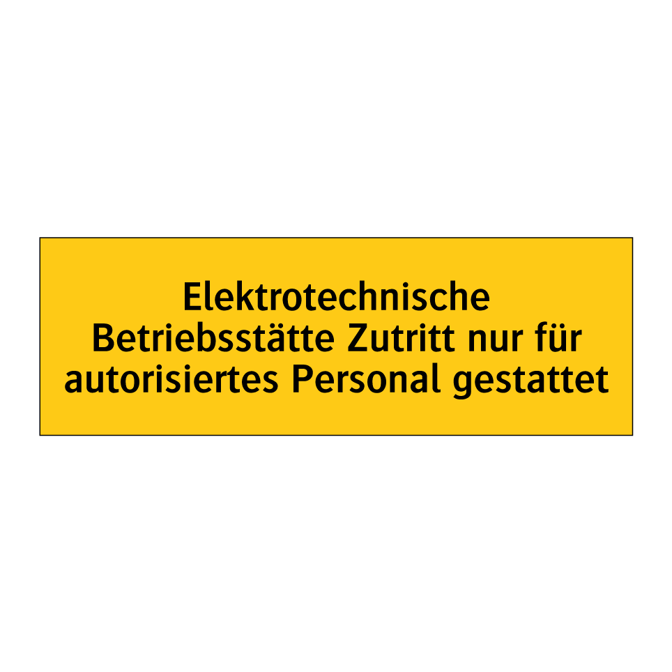 Schild 'Nur Autorisiertes Personal' – Mehrfarbig, Aus Halbstarrem PVC, 340 X 230 Mm