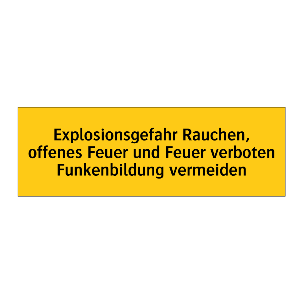 Warnschild 'Explosionsgefahr' – PVC-Hartschaum, 300x200 Mm, 3 Mm Stark, Wetterfest, Für Innen & Außen