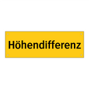 Höhendifferenz