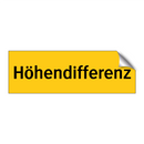 Höhendifferenz