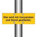 Hier wird mit Isocyanaten und Styrol gearbeitet.