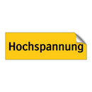 Hochspannung