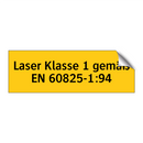 Laser Klasse 1 gemäß EN 60825-1:94