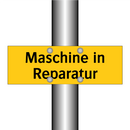 Maschine in Reparatur